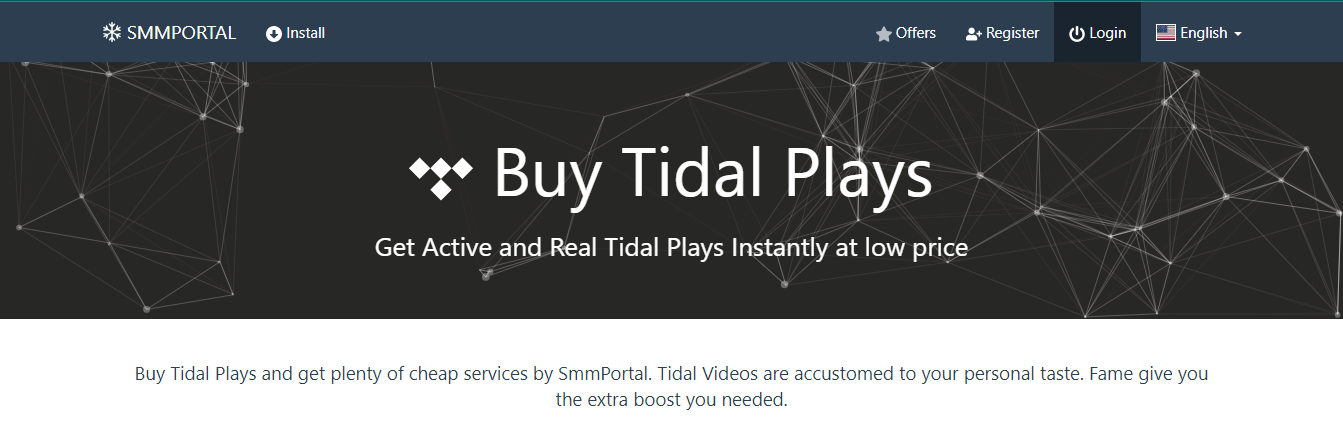 SMM Portal - buy tidal plays