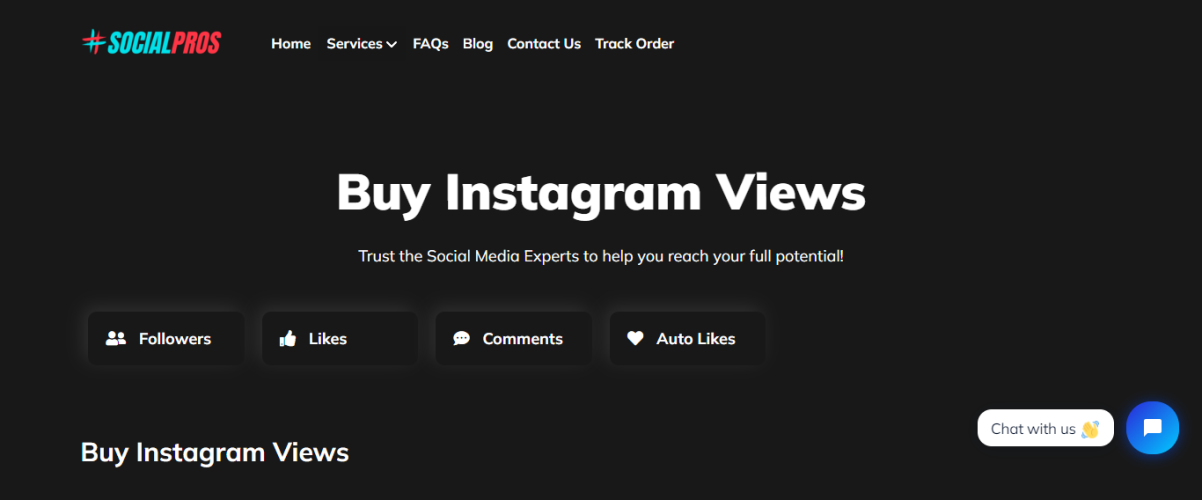 SocialPros.io - Buy Instagram Live Views