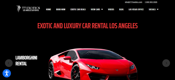 777 Exotics Car Rentals