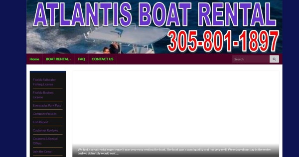 Atlantis Boat Rentals - key largo boat rental