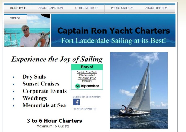 Captain Ron’s yacht charters - yacht rental fort lauderdale