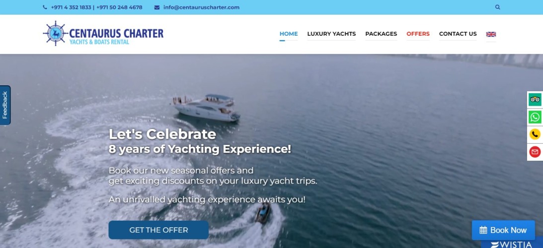 Centaurus Charter - yacht rental dubai
