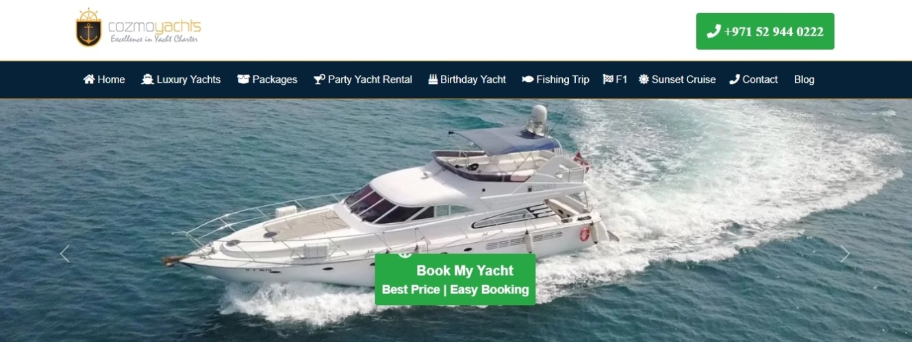 Cozmo Yachts - yacht rental dubai