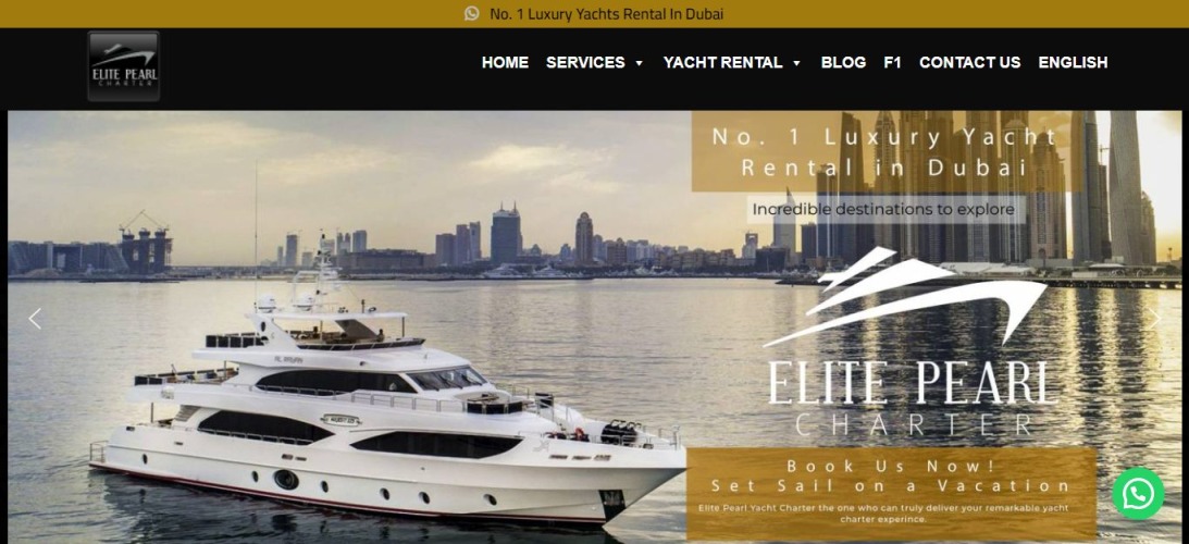 Elite Pearl Charter - yacht rental dubai