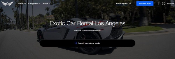 Falcon Car Rental - luxury car rental California