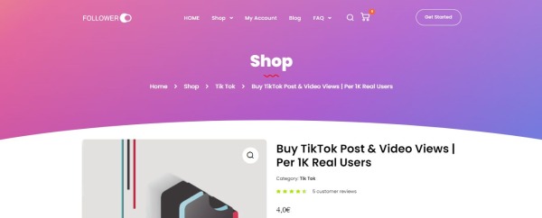 Followeron - BUY TIKTOK LIVE VIEWS