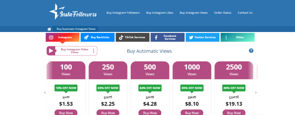 InstaFollowers.co - BUY INSTAGRAM AUTO VIEWS