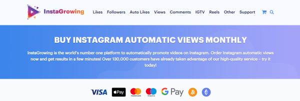Instagrowing - BUY INSTAGRAM AUTO VIEWS