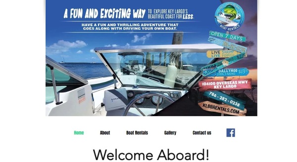 Key Largo Beach Boat Rentals and Bait Shop - key largo boat rental