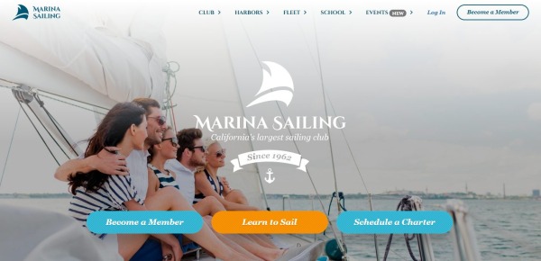 Marina Sailing - newport yacht rental