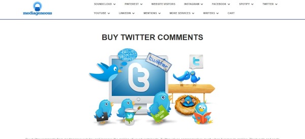 Media geneous - buy twitter comments