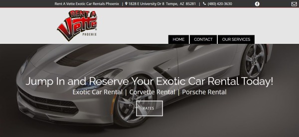 Rent a Vette car rental service - Luxury car rental phoenix