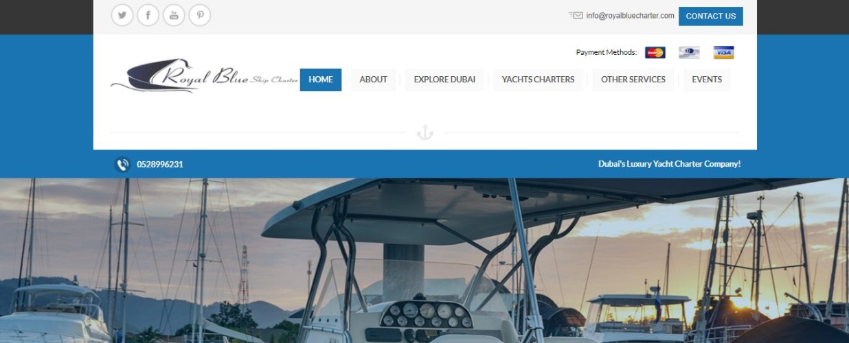 Royal Blue Ship Charter - yacht rental Abu Dhabi
