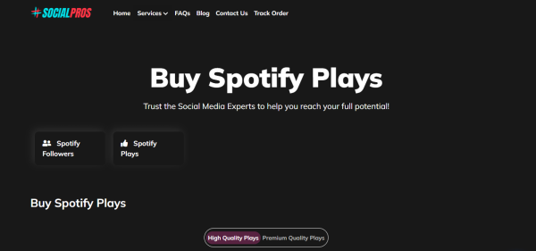  SocialPros - spotify bots