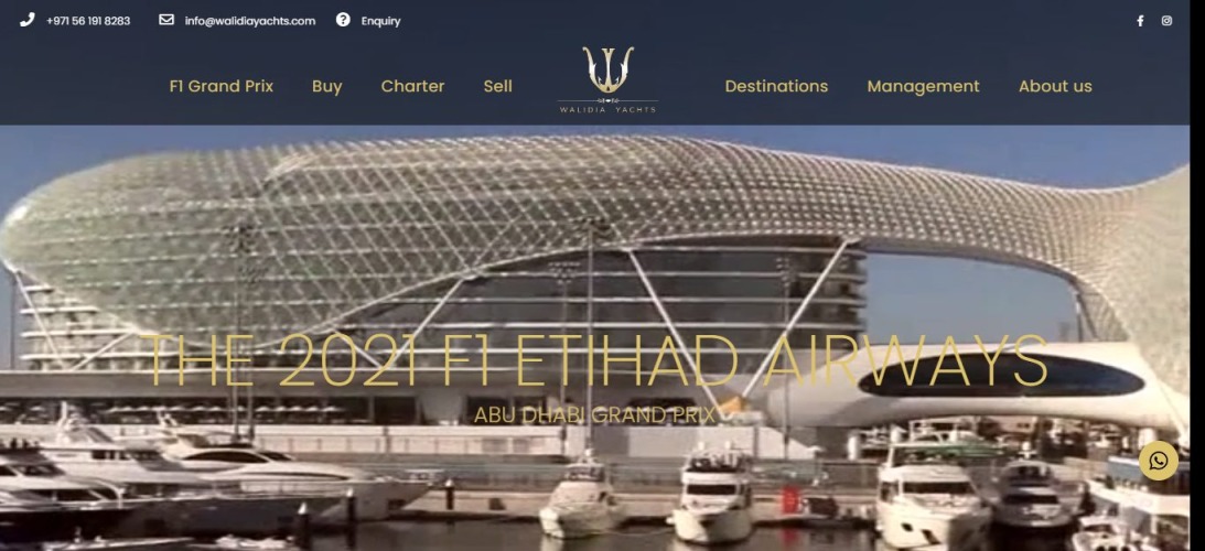 Walidia Yachts - yacht rental Abu Dhabi
