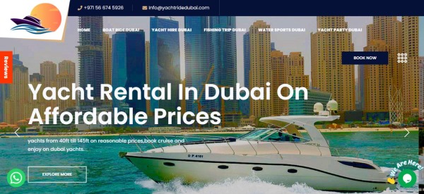 Yacht Ride Dubai - boat rental Dubai