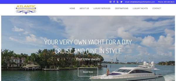 Atlantic Yacht Charters - yacht rental Miami