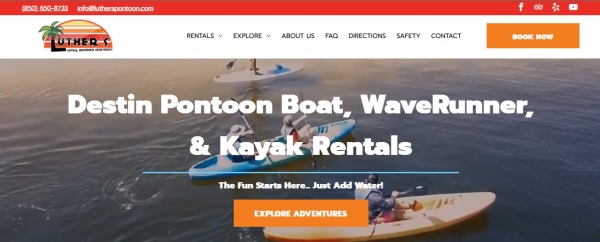 Luther’s Pontoon, Wave runners & Kayaks Rentals