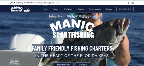 Manic SportFishing - boat rental marathon fl