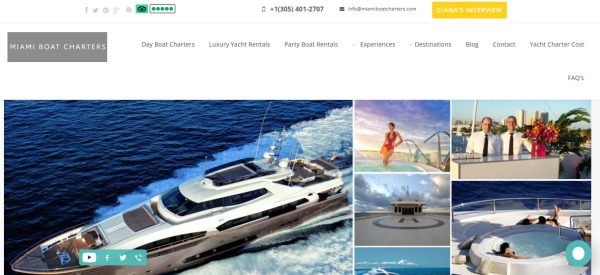 Miami Boat Charters - yacht rental Miami