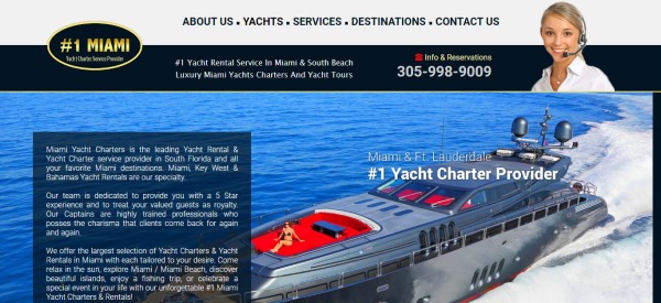 Miami Yacht Charters - yacht rental Miami