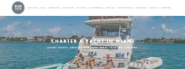 Miami Yachting Company - yacht rental Miami