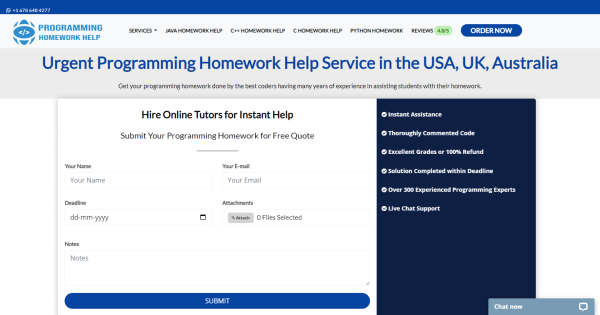best coding assignment help Programminghomeworkhelp