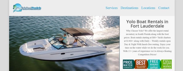 Yolo Boat Rentals - yacht rental Miami