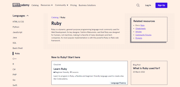 DELA DISCOUNT Codecademy-600x289 What is Ruby Programming? 10 Best Ruby Programming Sites DELA DISCOUNT  