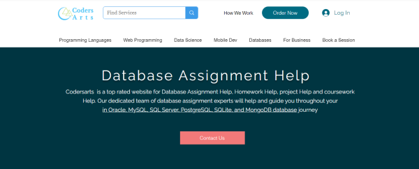 Coders Arts - database assignment help