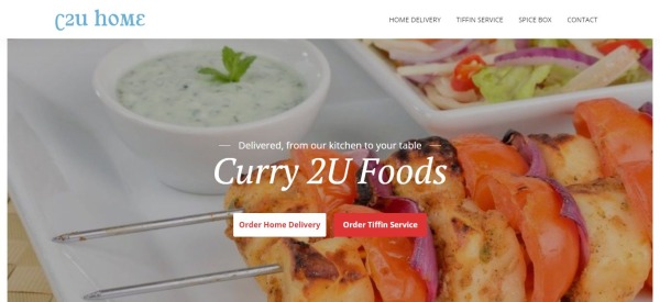 Curry 2U Foods - tiffin service surrey