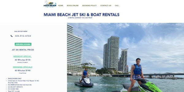 Miami Beach Jet Ski Rentals