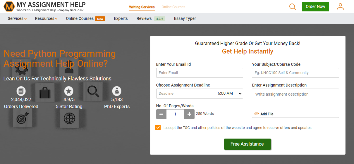 10 Best Python Assignment Help Sites (2024)