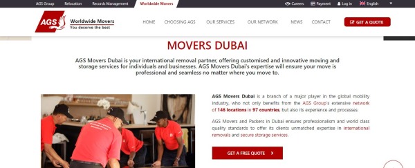 AGS Movers Dubai