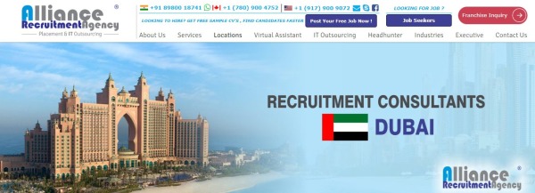 Alliance recruitment agency - Job consultancy in Dubai