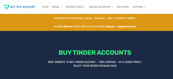 Get PVA Account - buy tinder accounts