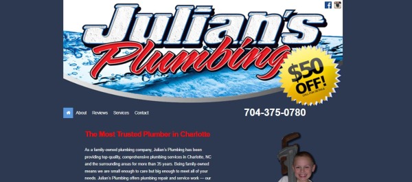 Julian’s Plumbing - plumber charlotte NC