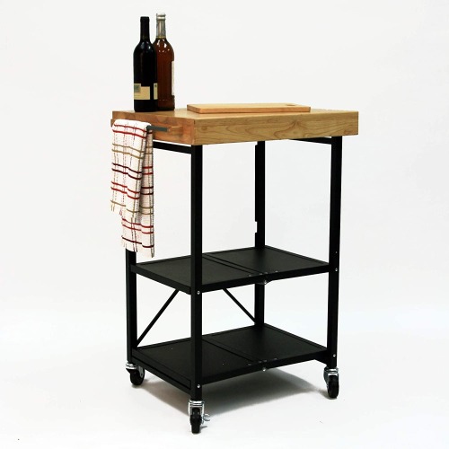 Origami Folding Kitchen Cart