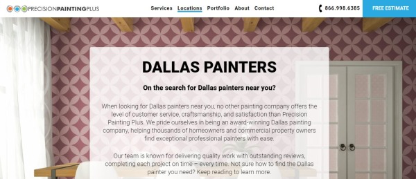 Precision Painting Plus - Dallas house painters