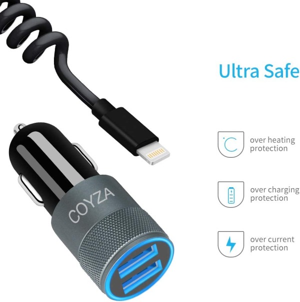 COYZA Fast Car Charger Adapter