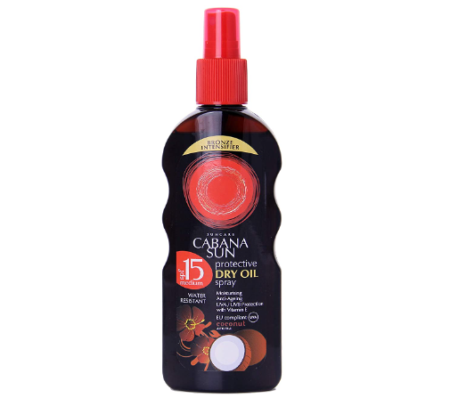 Cabana Sun Deep Tanning Dry Oil Spray