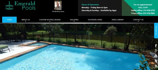 Emerald Pools - pool companies in dallas