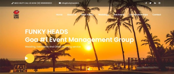 Funky Heads - Wedding Planners in Goa