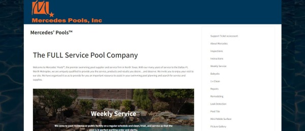 Mercedes Pools - pool companies Plano tx