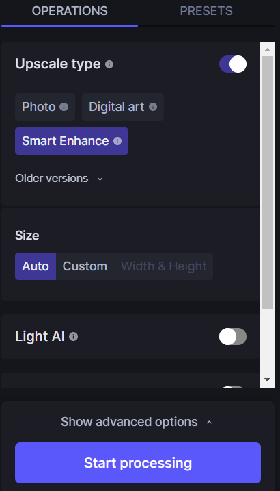 Steps to Enhance Blurry Photo online third Step