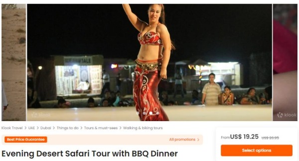 Evening Desert Safari Tour with BBQ Dinner