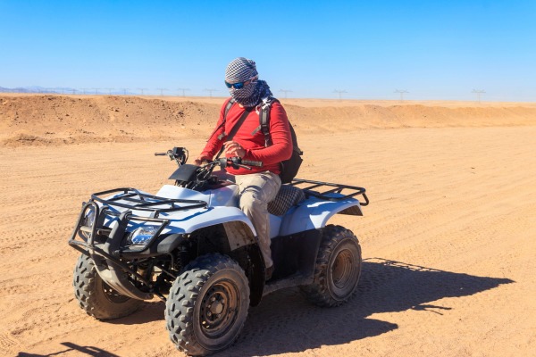 Quad biking