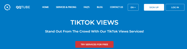 QQ Tube - Free Tiktok views