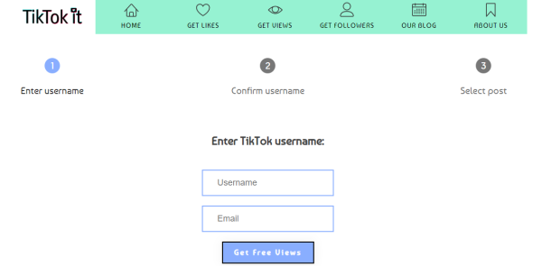 TikTokIt - Free Tiktok views