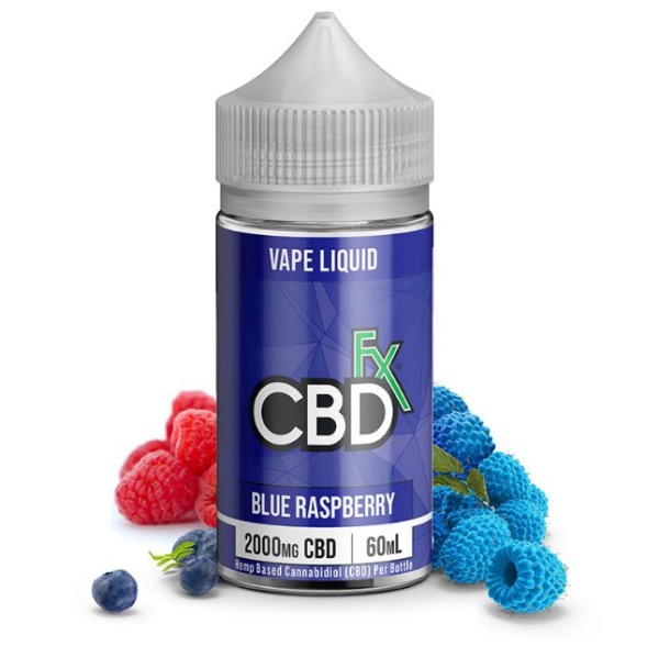 CBDfx Blue Raspberry CBD Vape Juice 